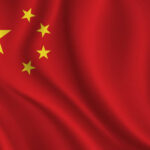 China flag background